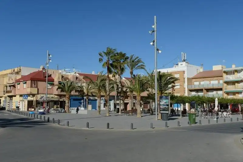Vista exterior de Casa o chalet en venta en Pilar de la Horadada con Jardín privado, Terraza y Piscina comunitaria