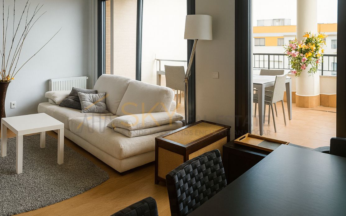 Sala d'estar de Àtic en venda en  Madrid Capital amb Aire condicionat, Calefacció i Terrassa