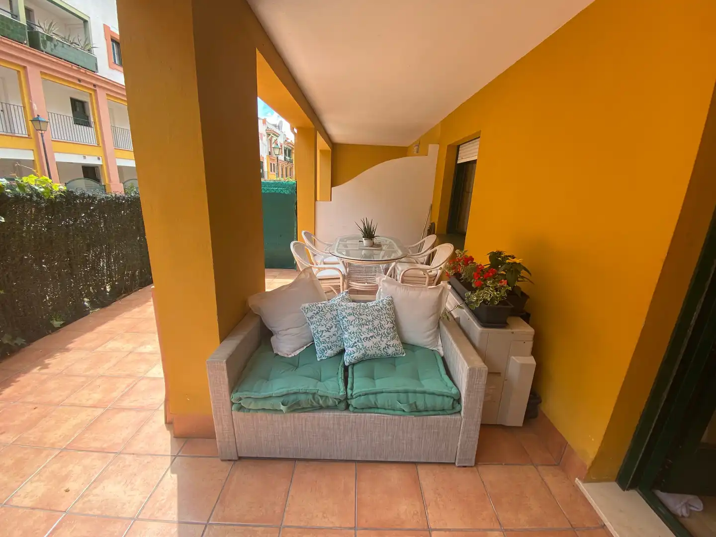 Terraza de Planta baja de alquiler en Estepona con Aire acondicionado, Calefacción y Terraza