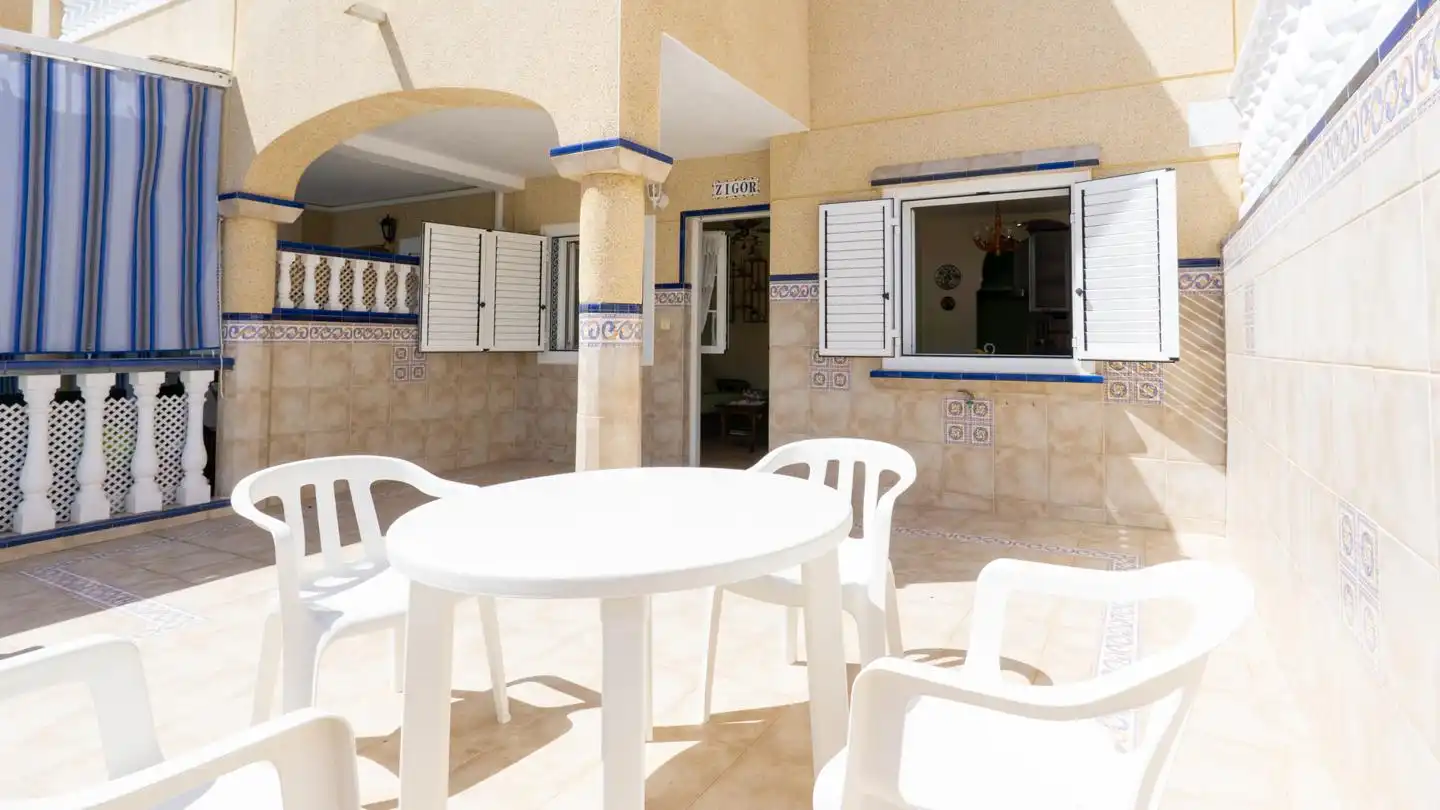 Terraza de Casa adosada en venta en Santa Pola con Terraza, Piscina y Amueblado