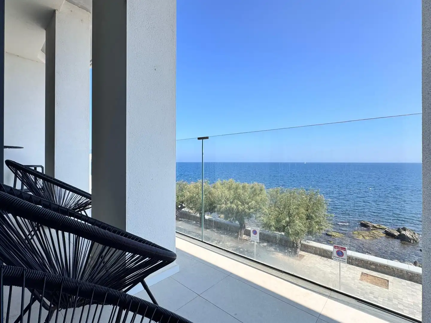 Terrasse von Wohnung zum Verkauf in L'Escala mit Klimaanlage, Heizung und Terrasse