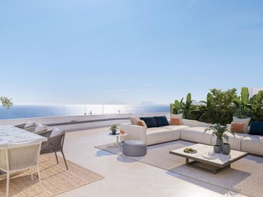 Àtic amb piscina en venda a Estepona Pueblo