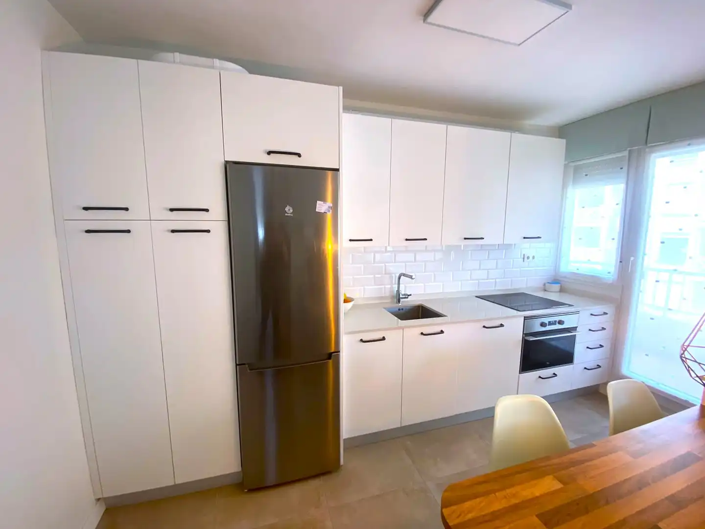 Kitchen of Flat for sale in Castro-Urdiales  with Heating, Private garden and Parquet flooring