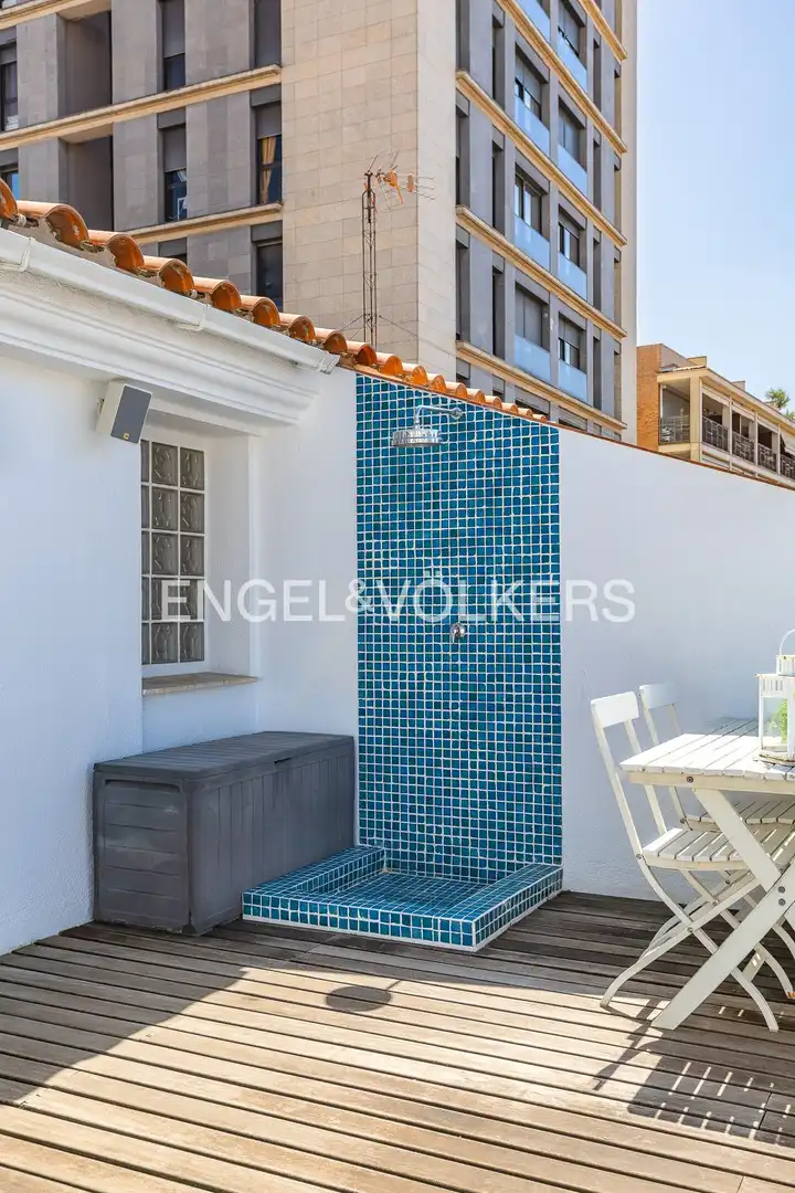 Terrace of Attic for sale in Sabadell  with Air Conditioner, Heating and Parquet flooring
