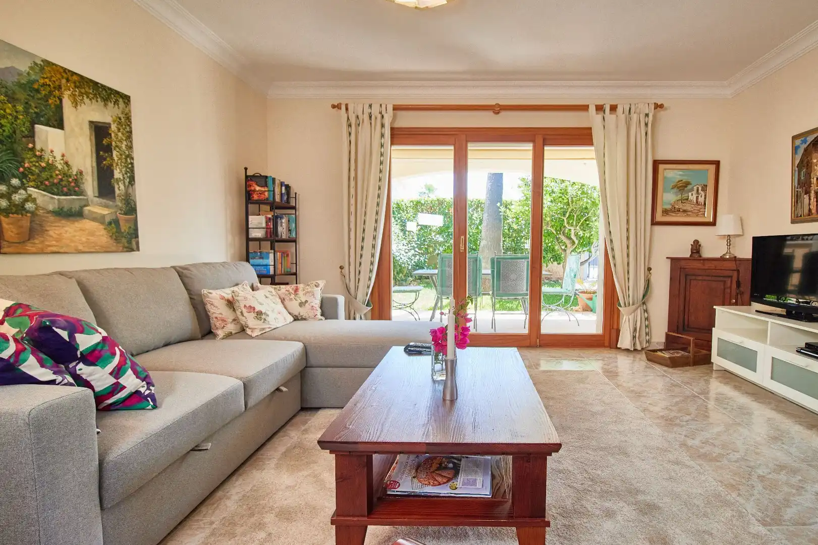 Living room of Detached homes for sale in Llucmajor  with Air Conditioner, Heating and Private garden