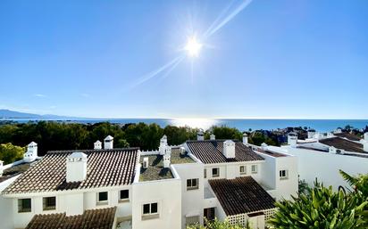 Exterior view of Attic for sale in Casares  with Terrace, Swimming Pool and Furnished