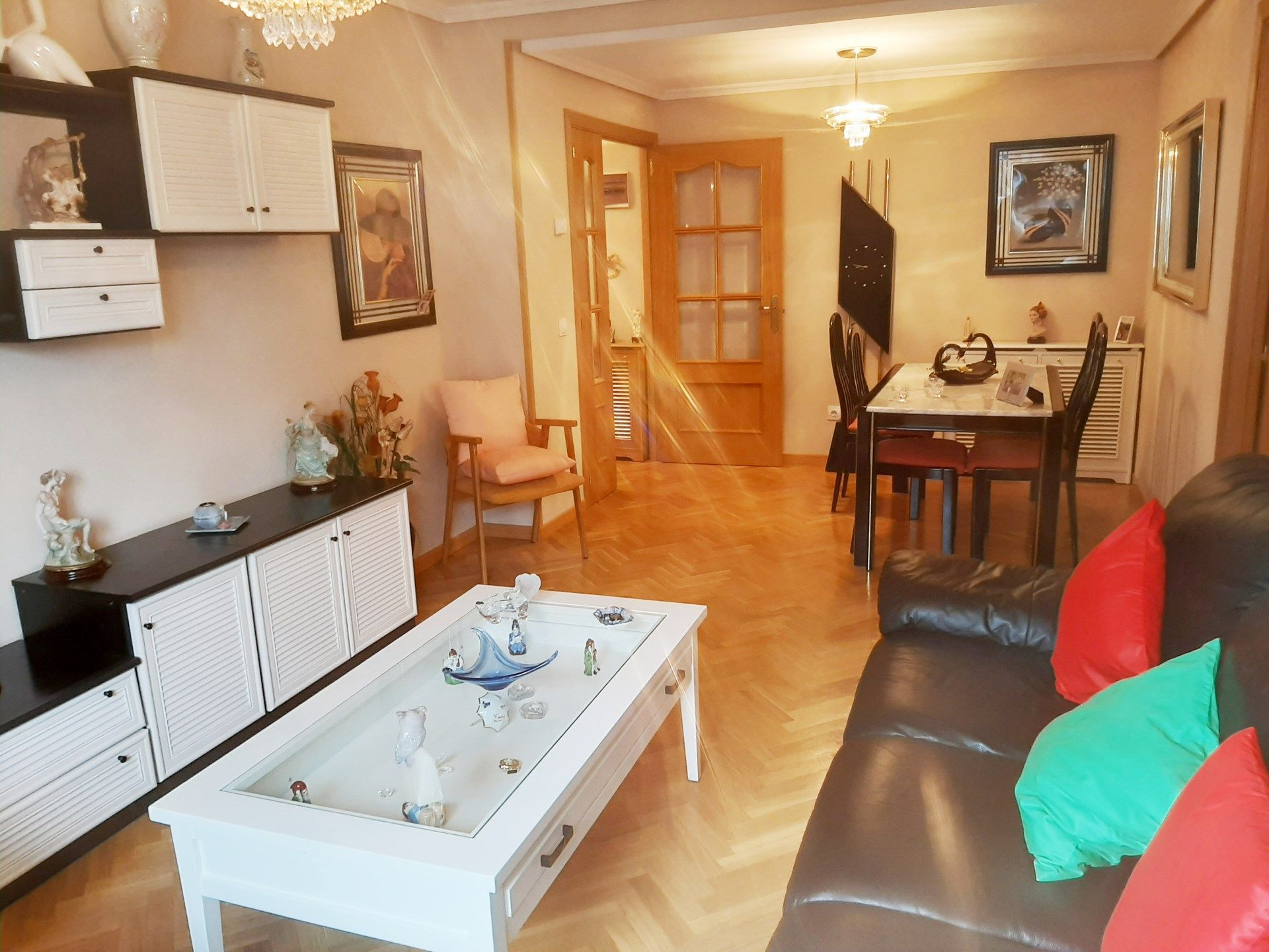Sala d'estar de Pis de lloguer en Parla amb Aire condicionat, Calefacció i Parquet