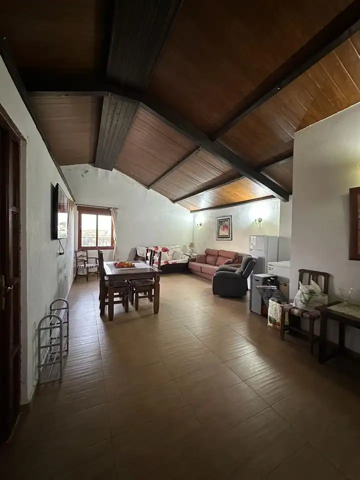 Sala d'estar de Casa o xalet en venda en Cuevas del Campo amb Aire condicionat, Jardí privat i Traster