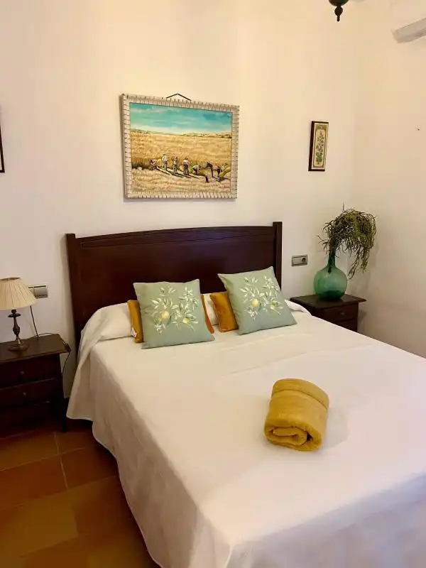 Bedroom of Houses for sale in Torre de Juan Abad  with Air Conditioner, Heating and Private garden