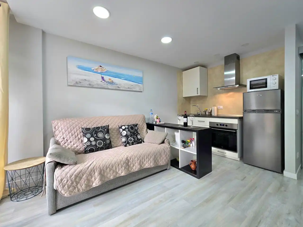 Living room of Apartments for rent in San Bartolomé de Tirajana  with Air Conditioner, Terrace and Furnished