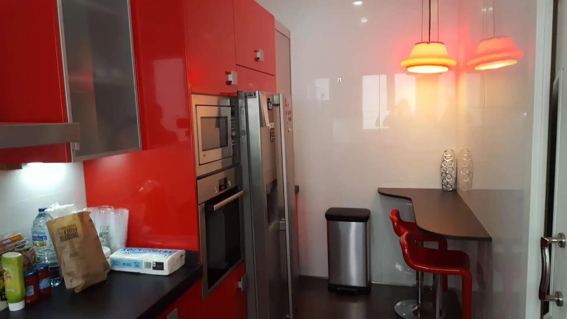 Kitchen of Flat for rent in Alicante / Alacant  with Air Conditioner, Heating and Furnished