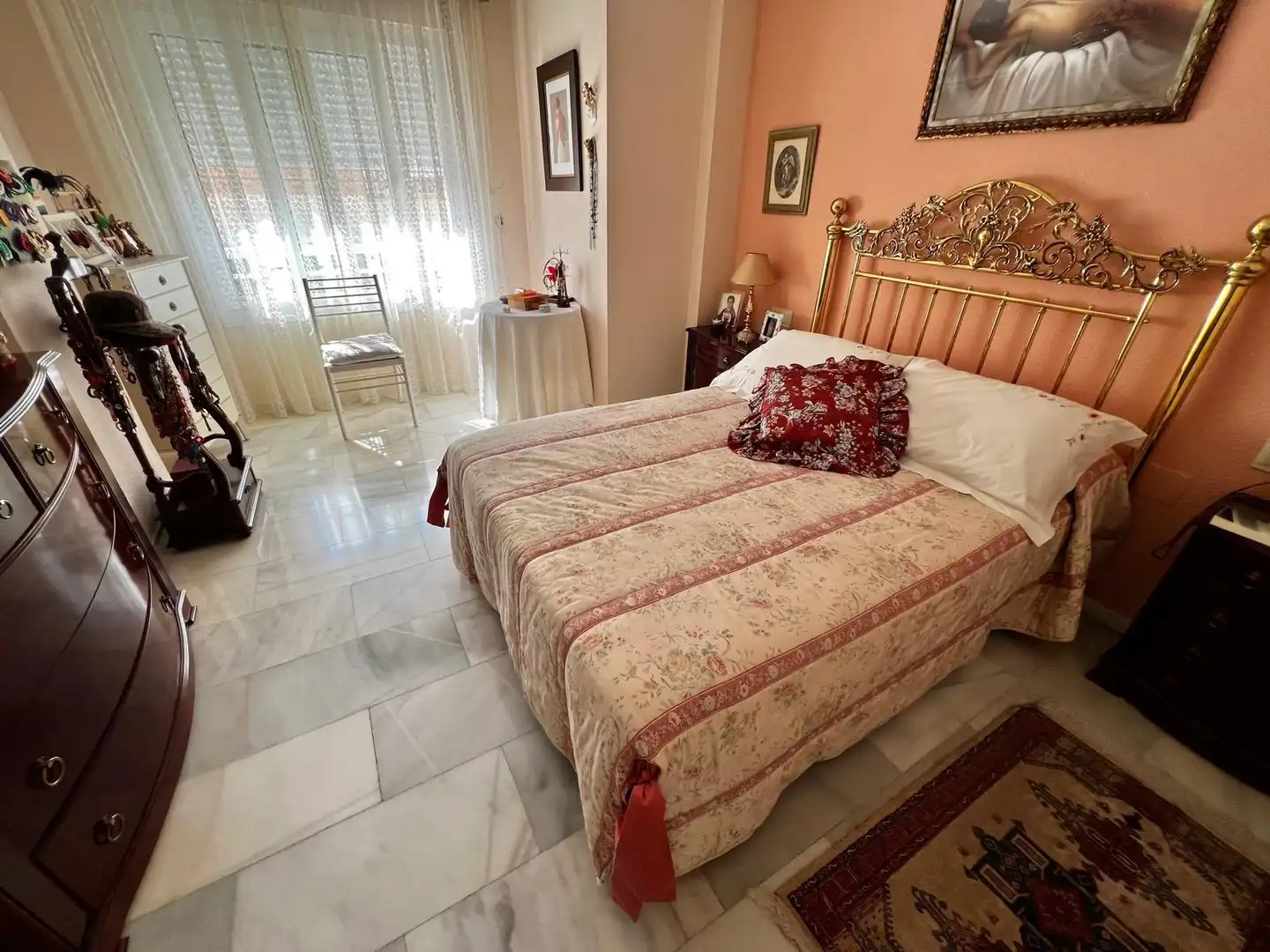 Bedroom of Flat for sale in Málaga  with Air Conditioner and Terrace
