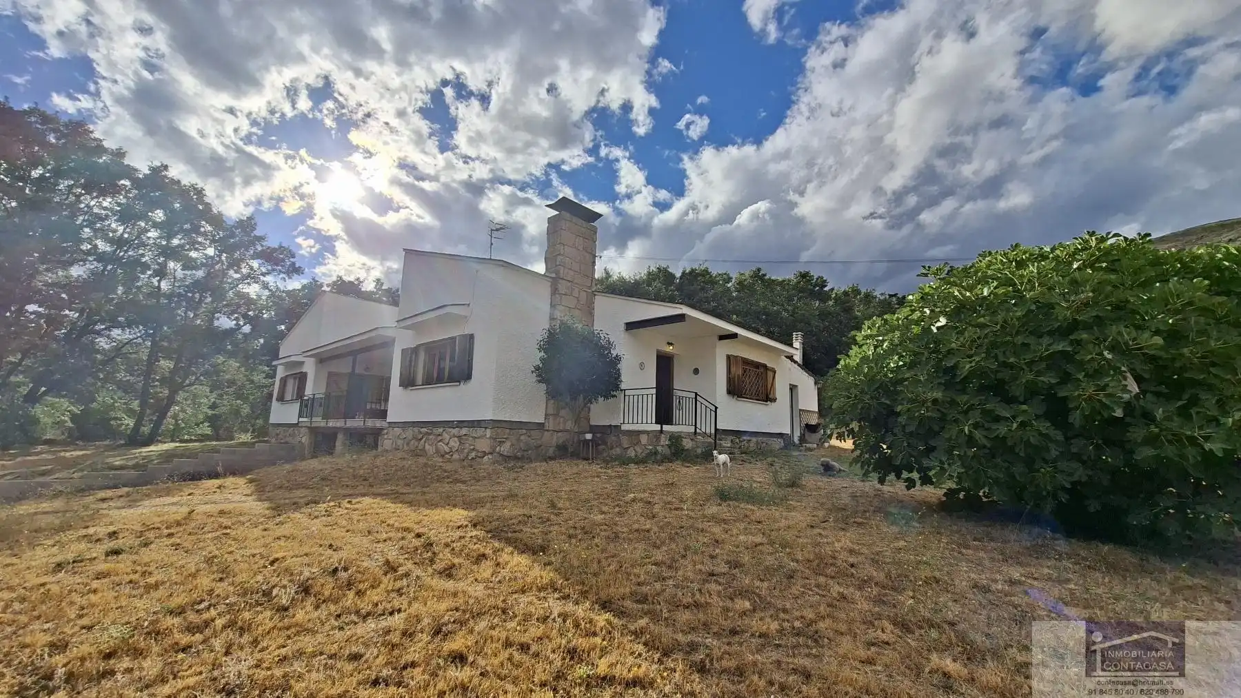 Vista exterior de Finca rústica en venda en Bustarviejo amb Calefacció i Terrassa