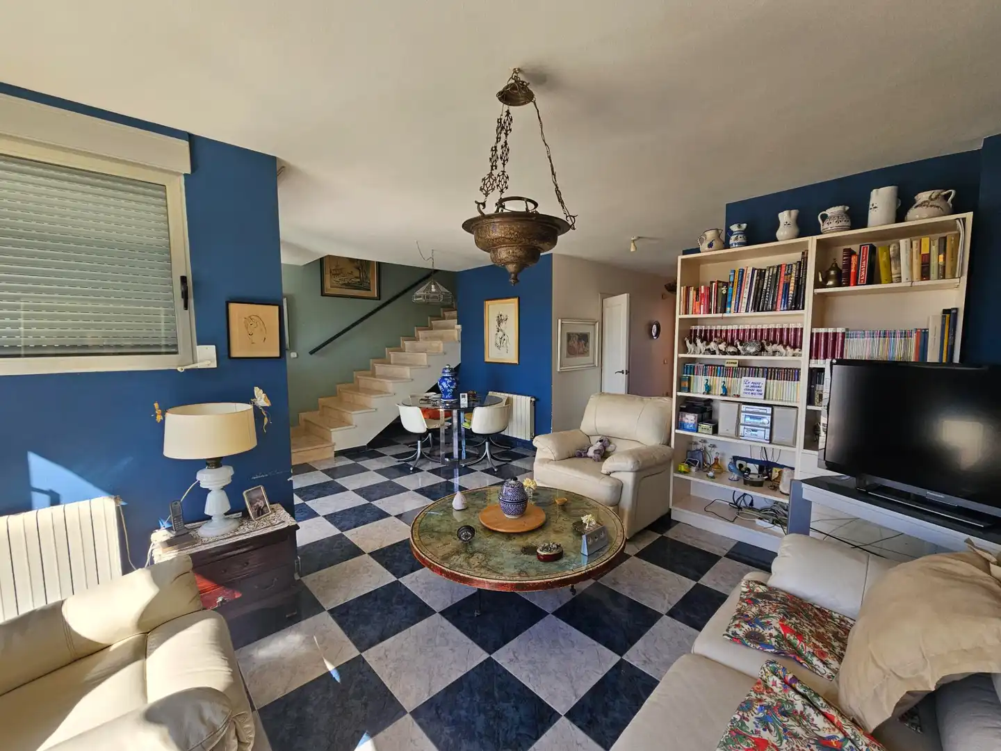 Sala de estar de Casa adosada en venta en Molina de Segura con Aire acondicionado, Calefacción y Terraza
