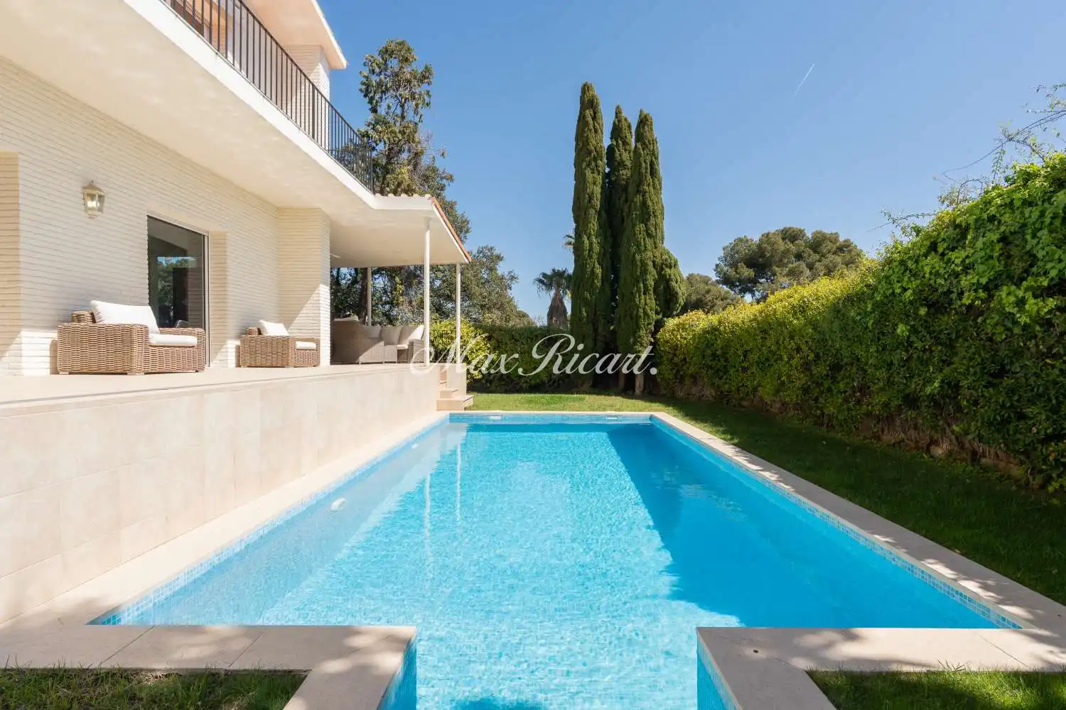 Swimming pool of Houses for rent in Barcelona  with Air Conditioner, Heating and Terrace