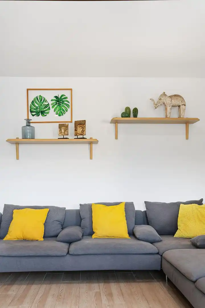 Sala d'estar de Casa o xalet de lloguer en San Miguel de Abona amb Aire condicionat, Jardí privat i Terrassa