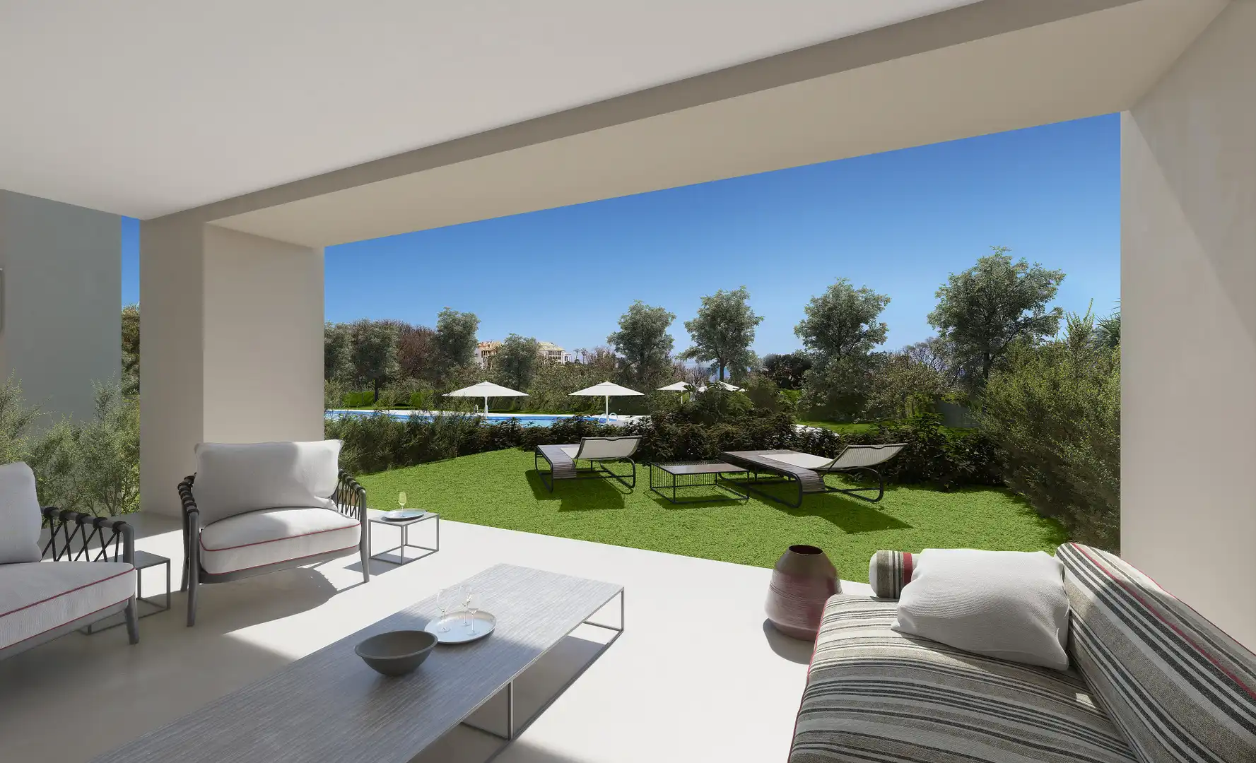 Terrassa de Apartament en venda en Marbella amb Aire condicionat, Terrassa i Piscina