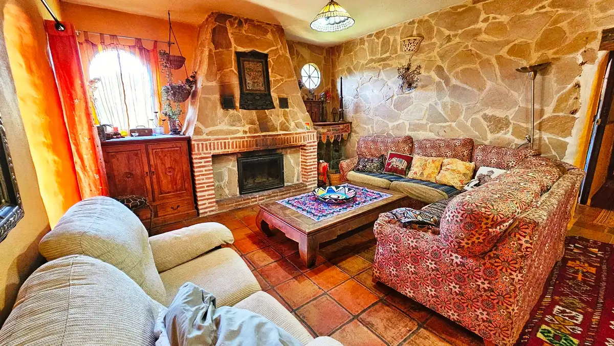 Sala de estar de Finca rústica en venta en Los Marines con Jardín privado, Terraza y Trastero