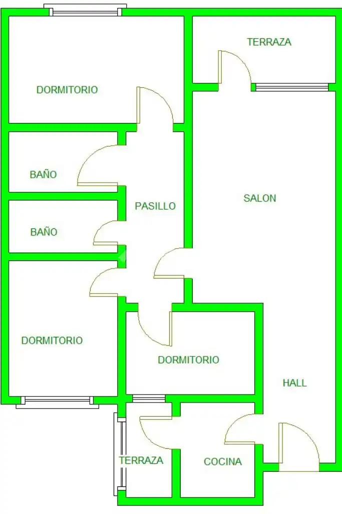 Wohnung zum Verkauf in Madrid mit Klimaanlage, Heizung und Terrasse