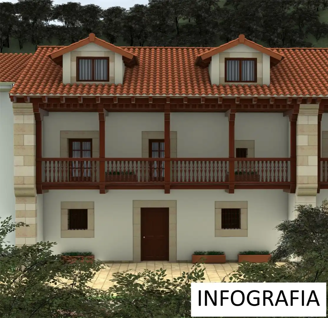Vista exterior de Casa adosada en venda en Peñamellera Baja