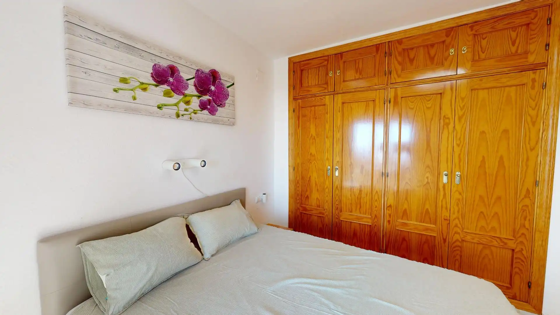 Bedroom of Flat for rent in Benalmádena  with Air Conditioner, Terrace and Furnished