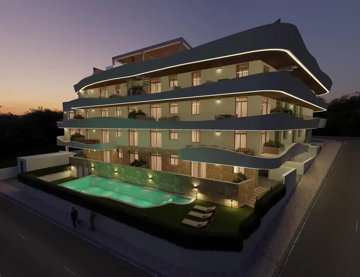 Vista exterior de Dúplex en venda en Estepona amb Terrassa, Traster i Piscina