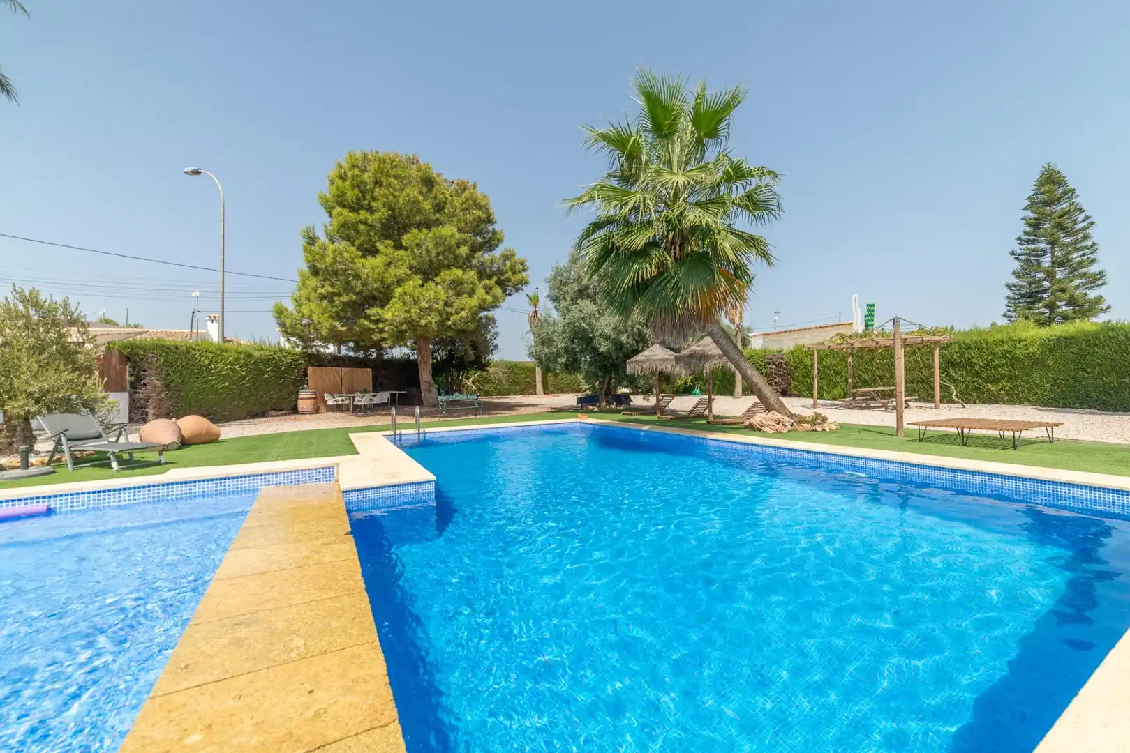 Piscina de Casa o xalet en venda en San Javier amb Aire condicionat, Calefacció i Jardí privat