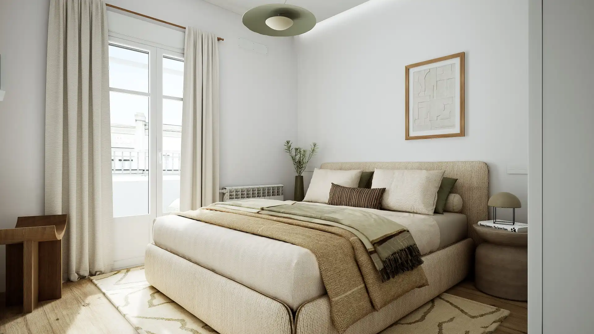 Schlafzimmer von Dachboden zum Verkauf in Bilbao  mit Terrasse