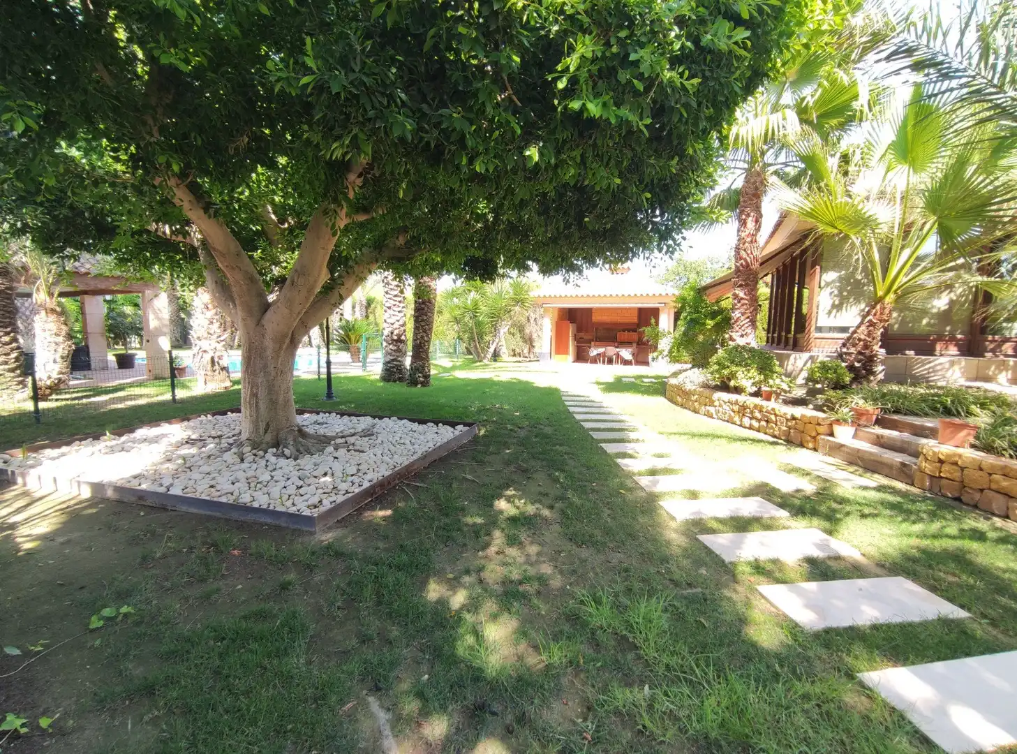 Jardí de Casa o xalet en venda en Elche / Elx amb Aire condicionat, Calefacció i Jardí privat