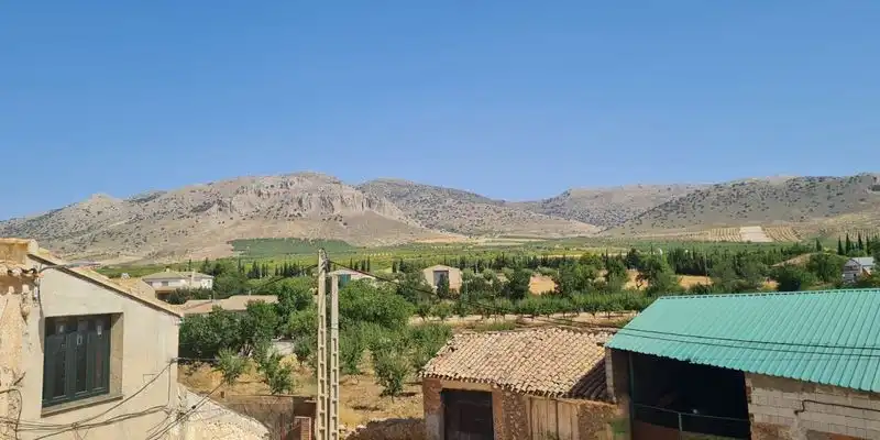 Vista exterior de Casa o chalet en venta en Cúllar con Aire acondicionado, Jardín privado y Terraza