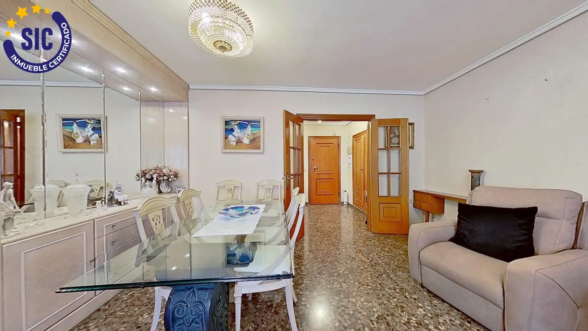 Comedor de Piso en venta en Valencia con Aire acondicionado, Calefacción y Balcón