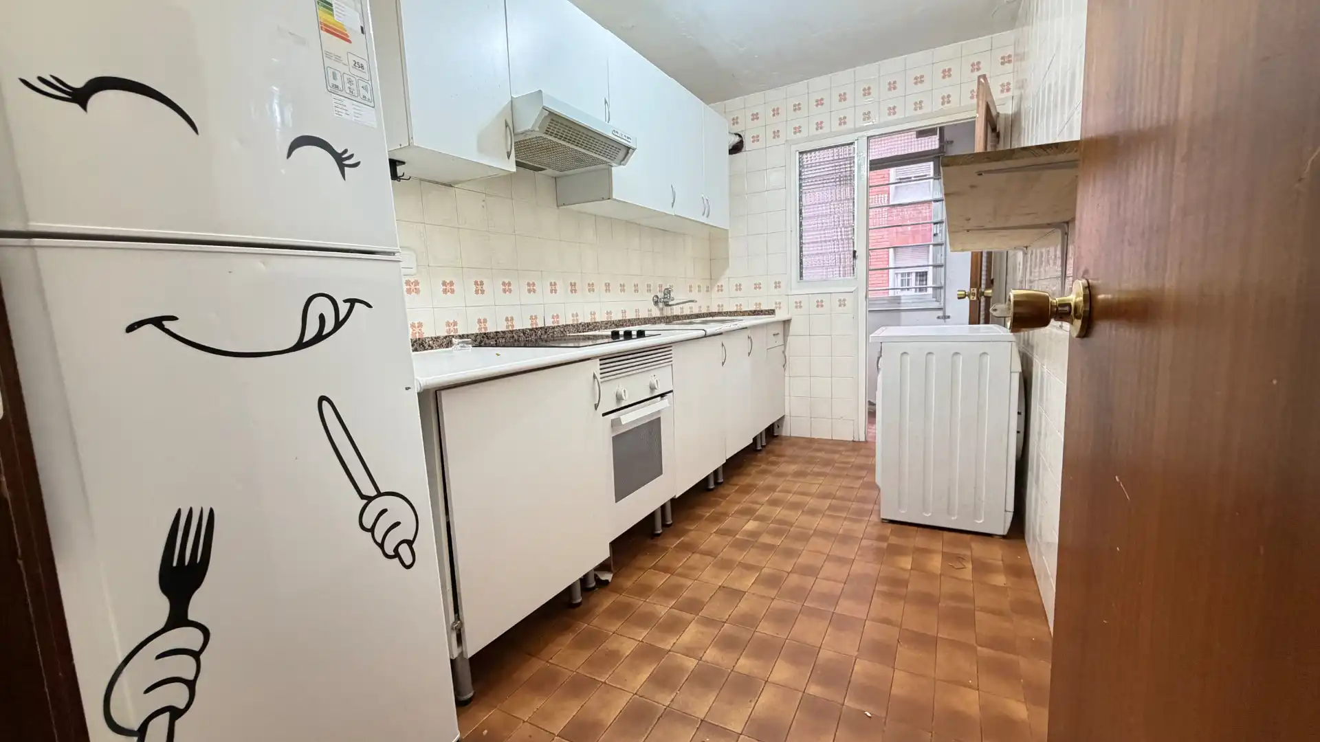 Kitchen of Flat for sale in Rubí  with Balcony and Alarm