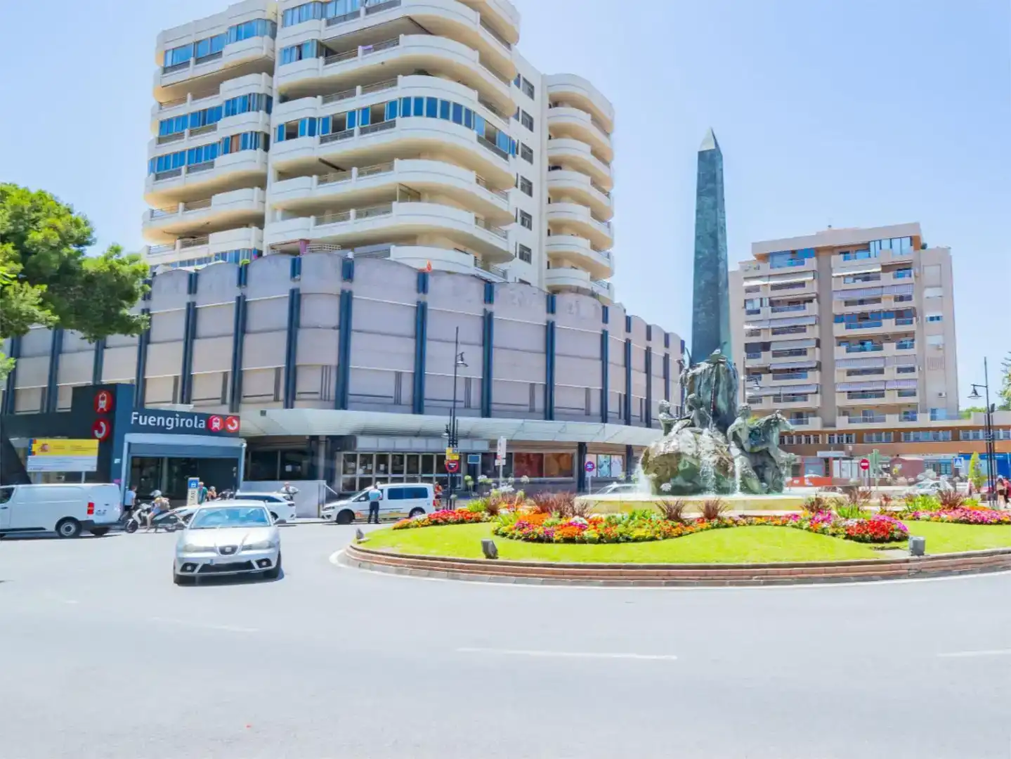 Außenansicht von Wohnung zur Miete in Fuengirola mit Klimaanlage, Möbliert und Balkon
