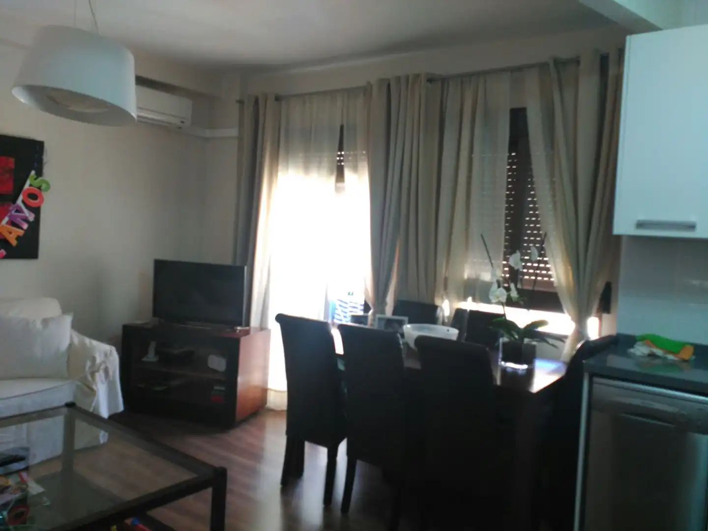 Living room of Apartments for sale in Lorca  with Air Conditioner, Heating and Parquet flooring