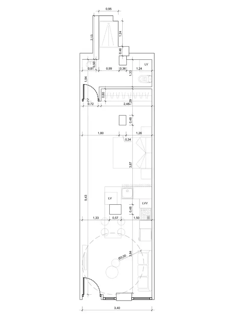 Study for sale in Madrid  with Heating