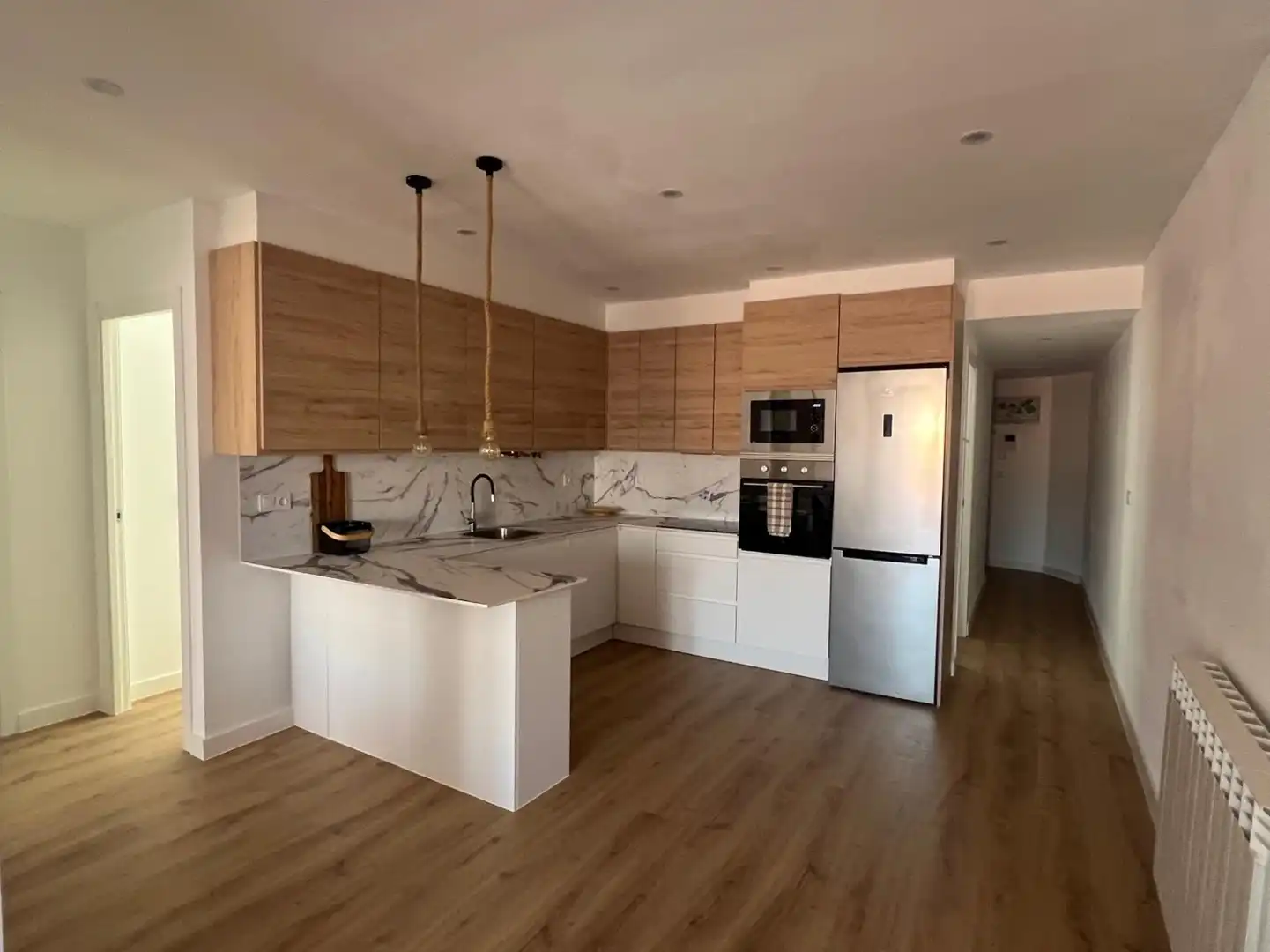 Kitchen of Flat for sale in  Logroño  with Heating, Furnished and Balcony