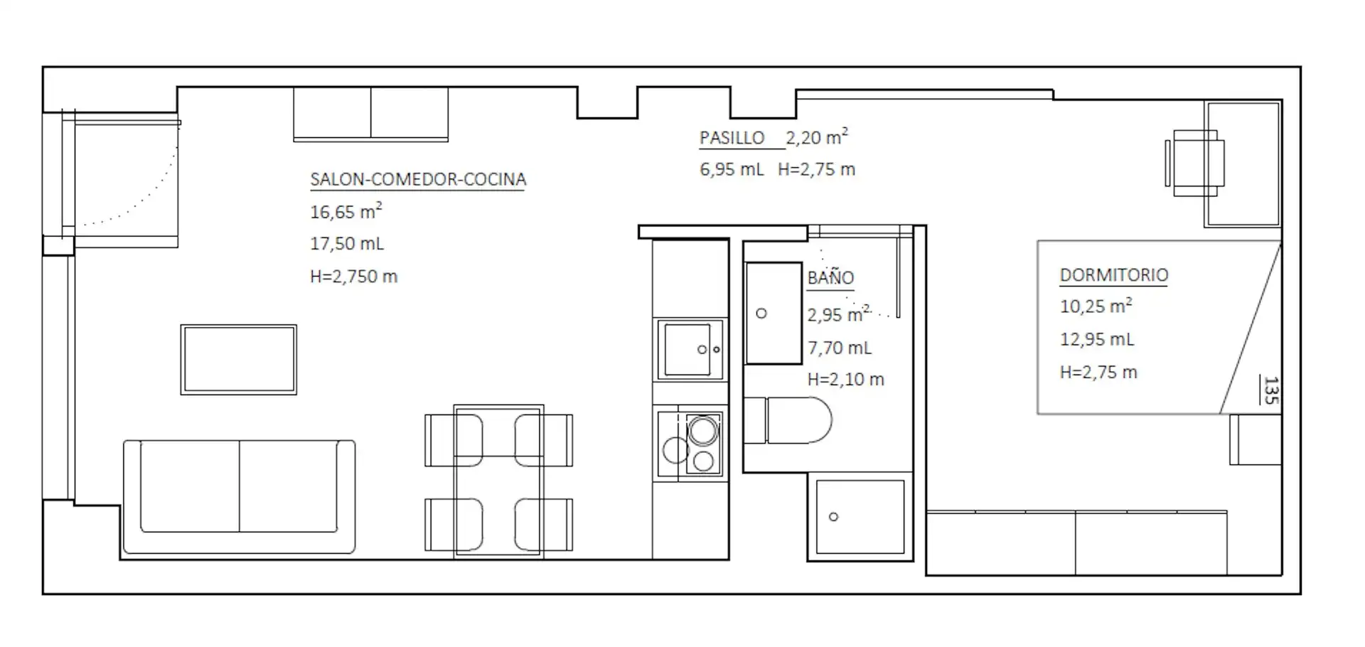 Flat for rent in Madrid  with Heating, Furnished and Washing machine