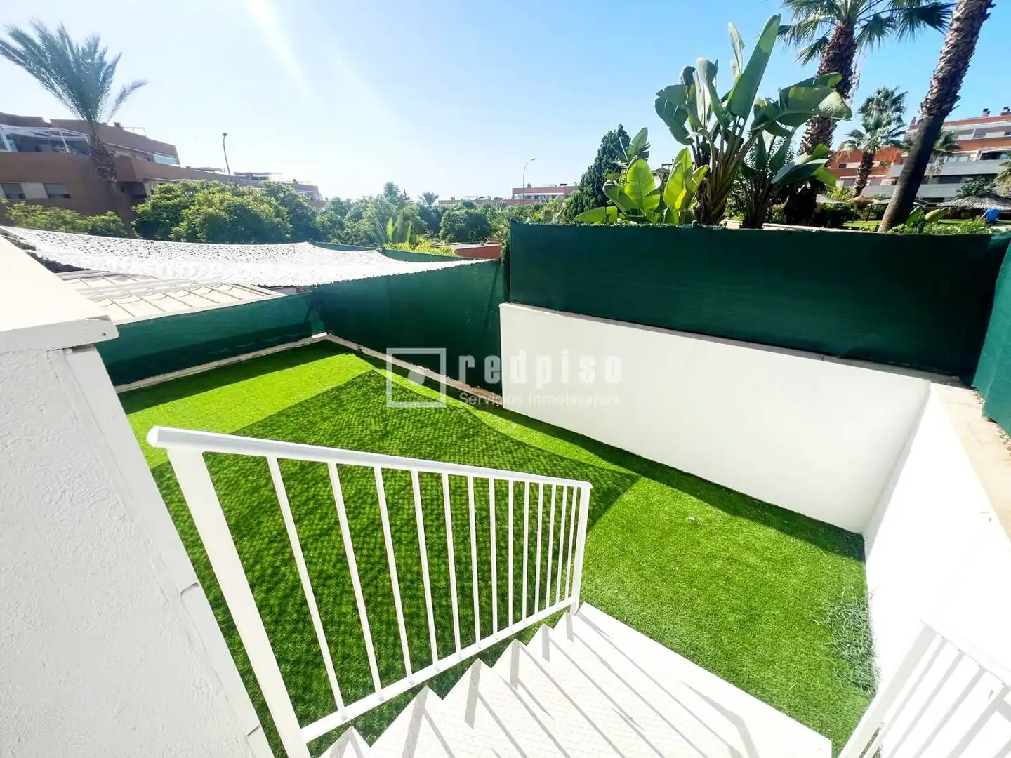Terraza de Piso de alquiler en Torremolinos con Calefacción, Jardín privado y Terraza