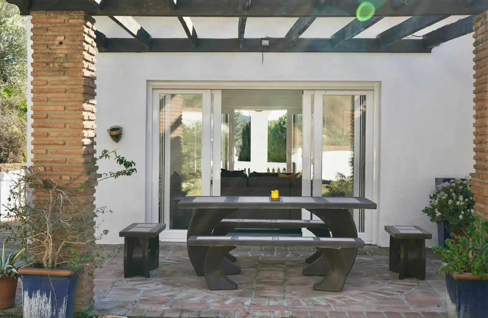 Terraza de Casa o chalet en venta en Mijas con Aire acondicionado, Jardín privado y Terraza