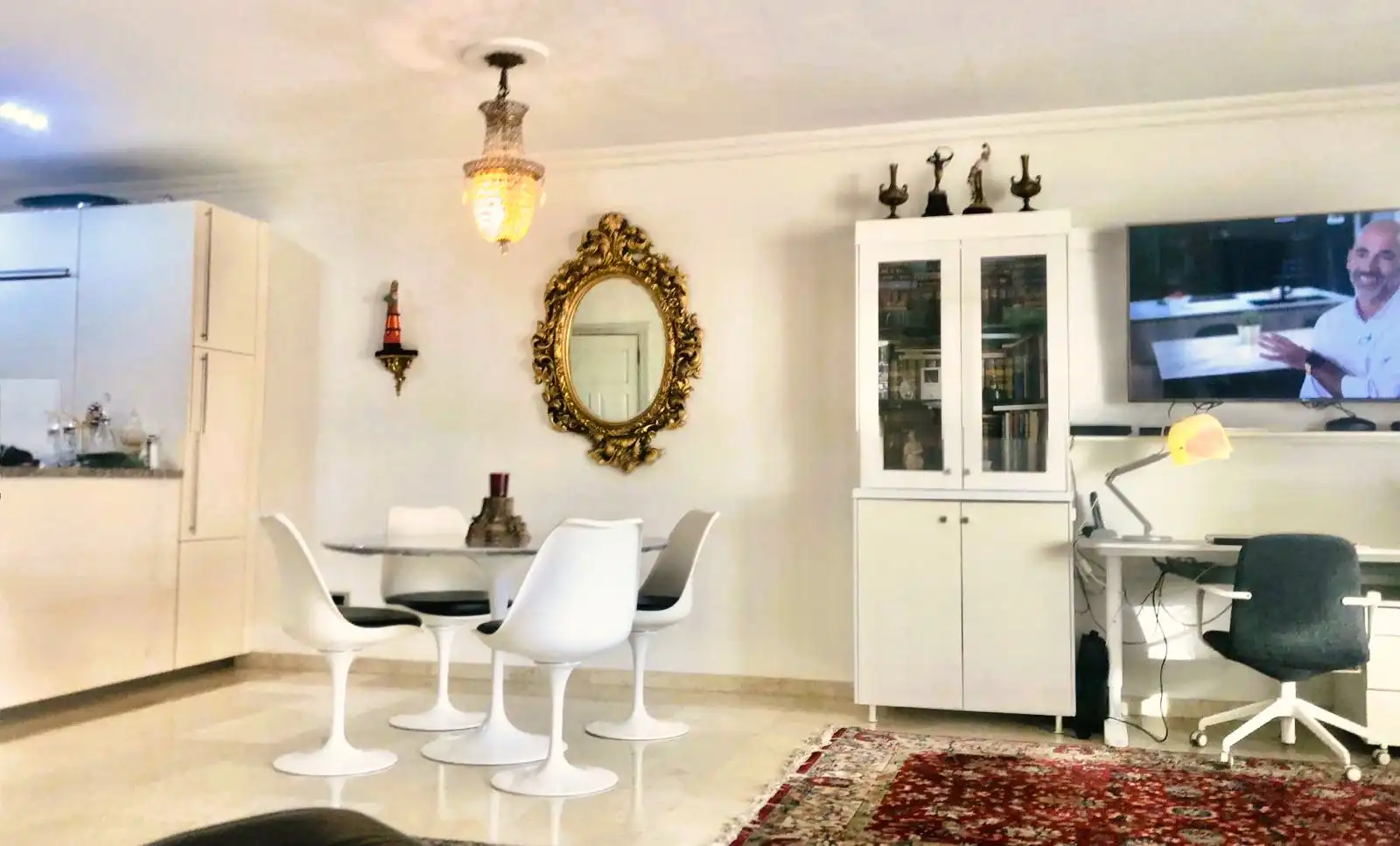 Esszimmer von Dachboden zur Miete in Puerto de la Cruz mit Klimaanlage, Privatgarten und Terrasse