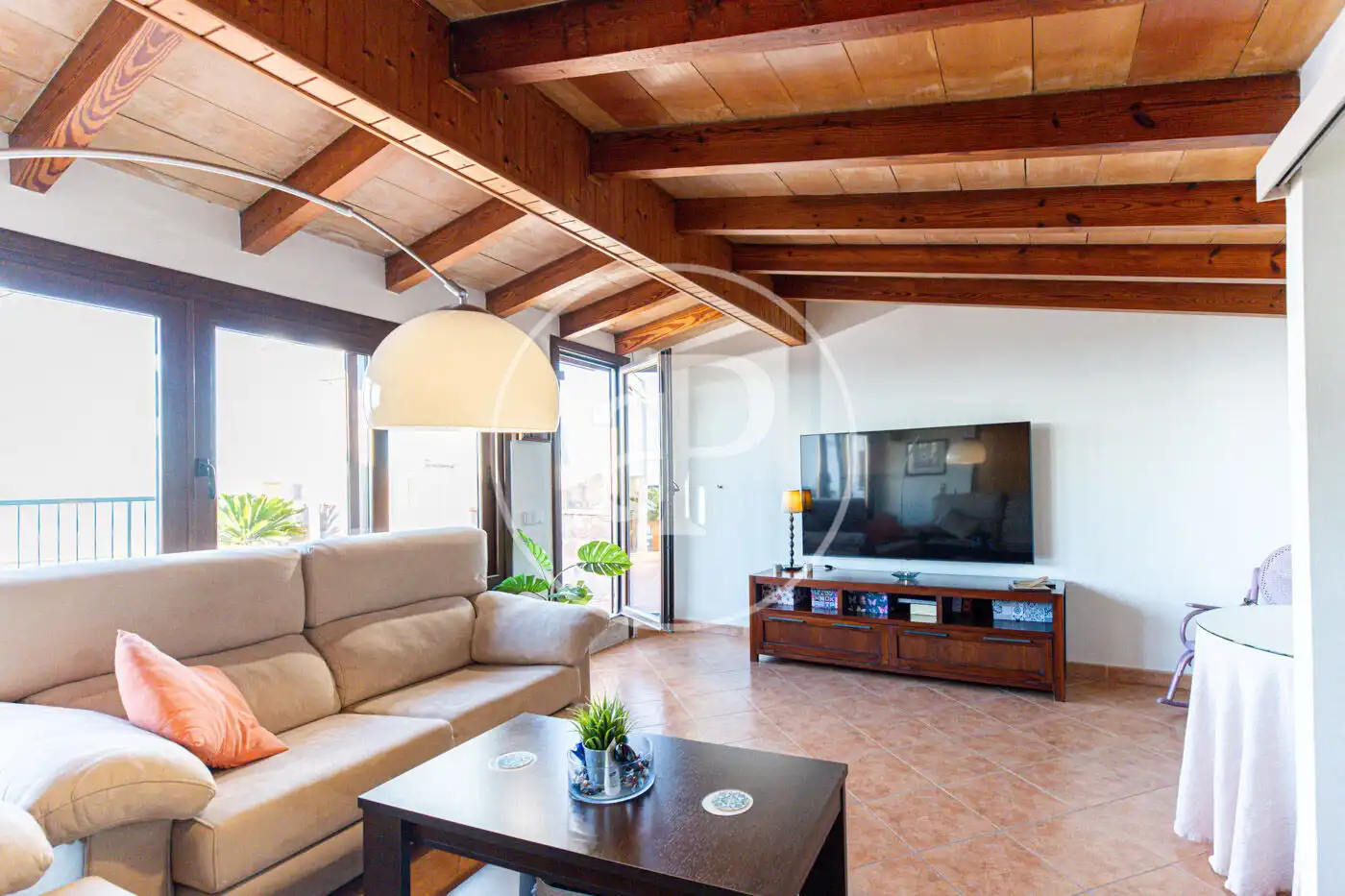Sala de estar de Casa o chalet en venta en  Palma de Mallorca con Aire acondicionado, Calefacción y Jardín privado