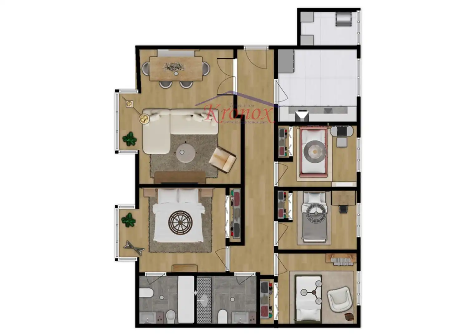 Wohnung zum Verkauf in  Madrid Capital mit Klimaanlage, Heizung und Abstellraum