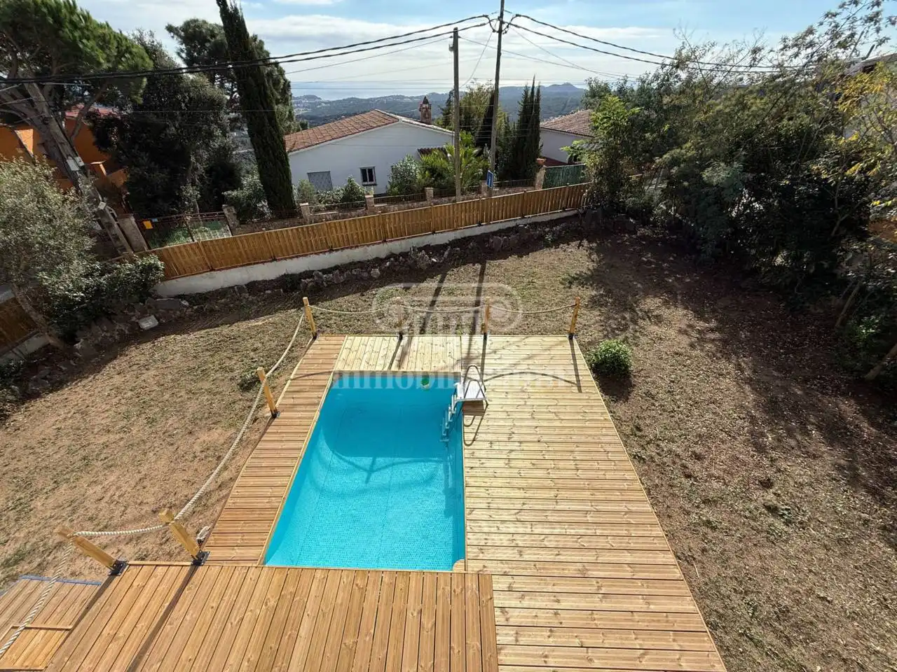 Piscina de Casa o chalet en venta en Lloret de Mar con Aire acondicionado, Jardín privado y Parquet