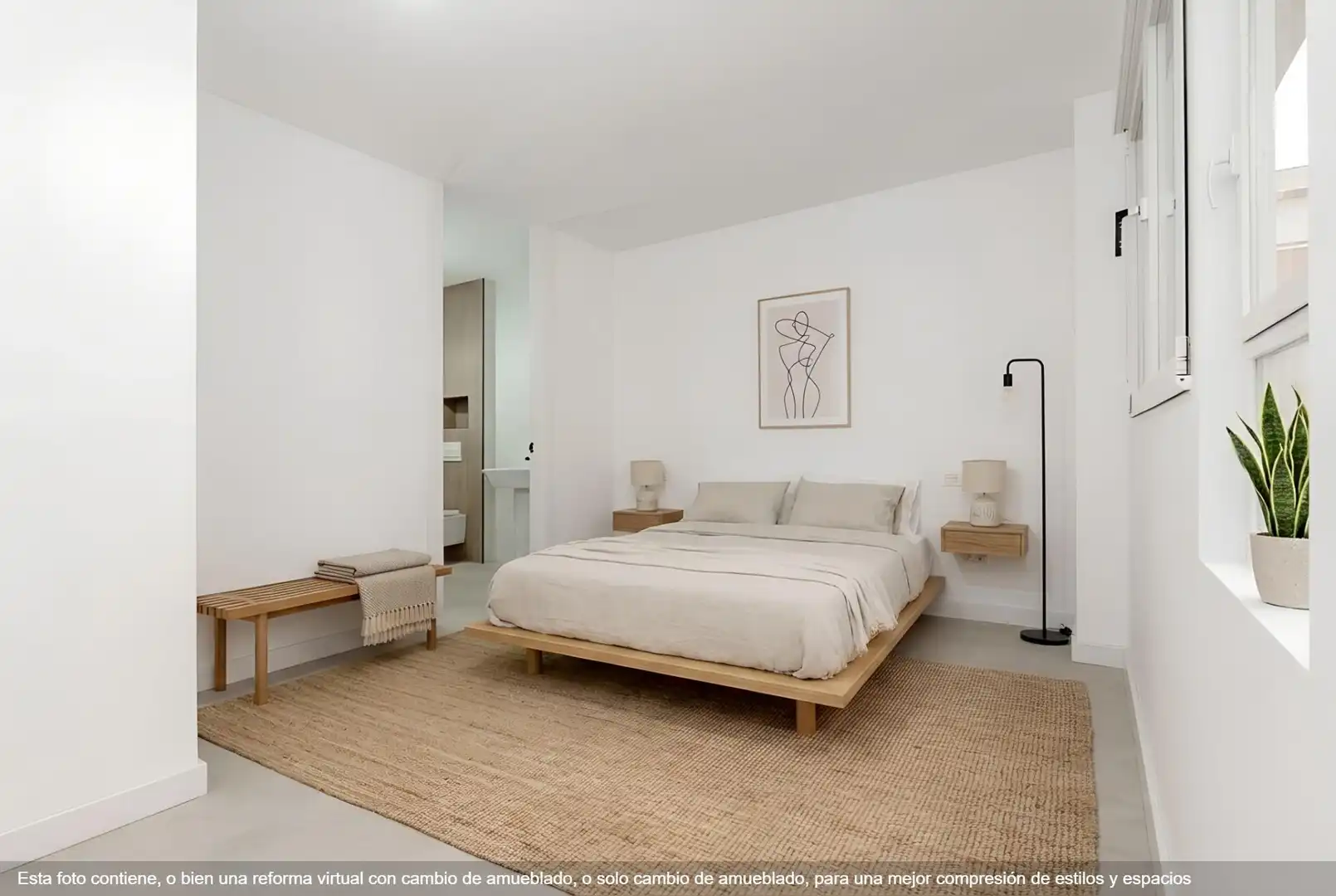 Bedroom of Flat for sale in Granada  with Air Conditioner and Heating