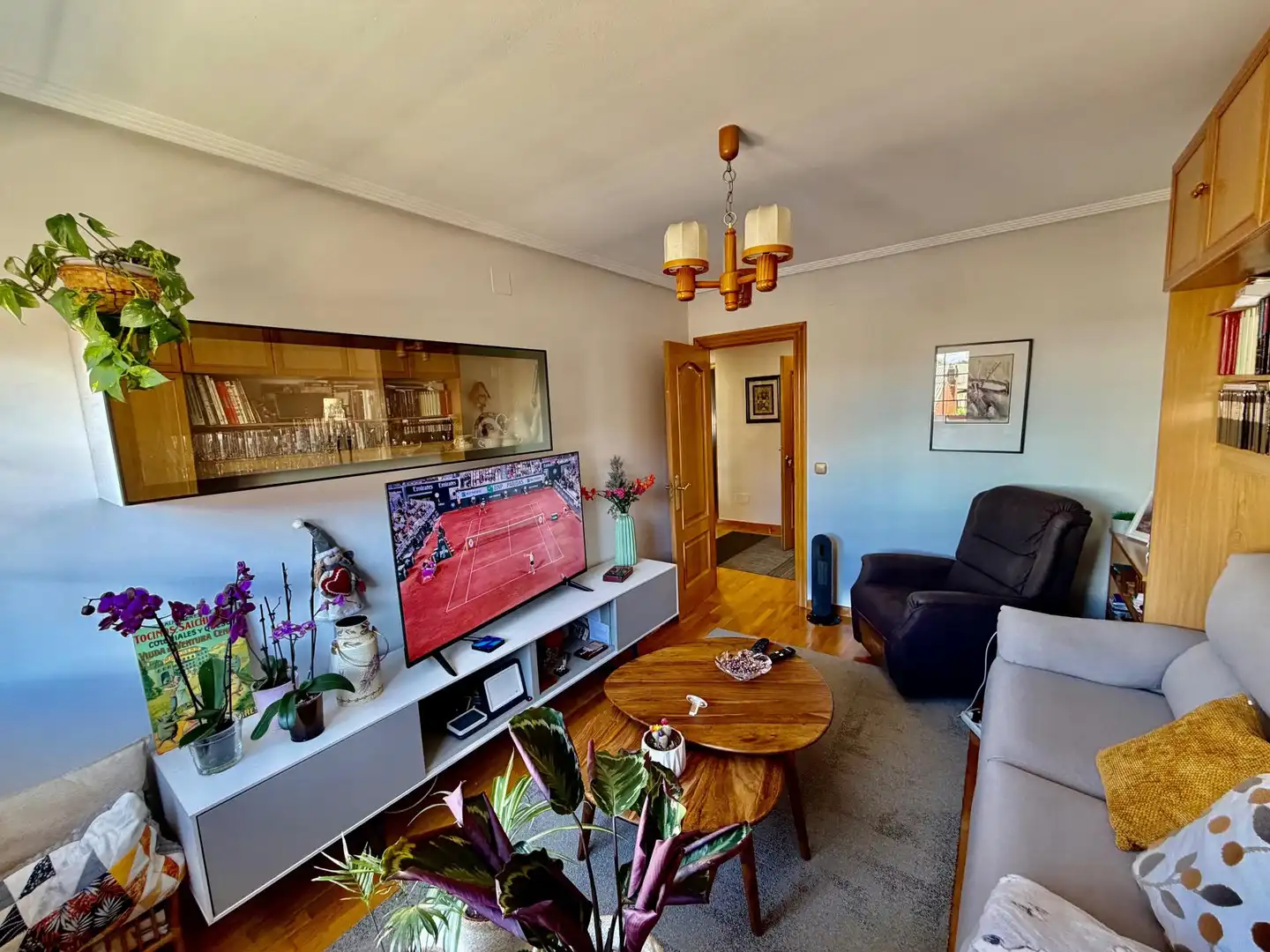 Sala de estar de Casa o chalet en venta en San Andrés del Rabanedo con Aire acondicionado, Terraza y Balcón