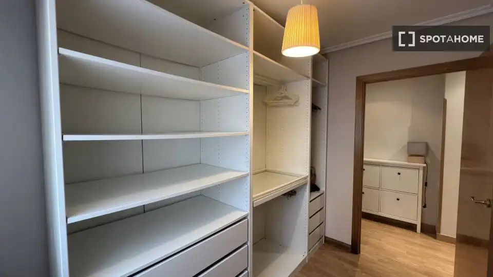 Habitación de Piso de alquiler en Madrid con Aire acondicionado, Calefacción y Amueblado