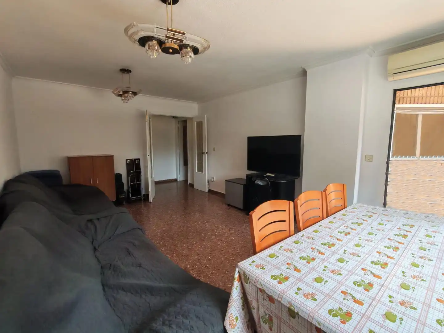 Living room of Flat for sale in Xirivella  with Air Conditioner, Terrace and Balcony