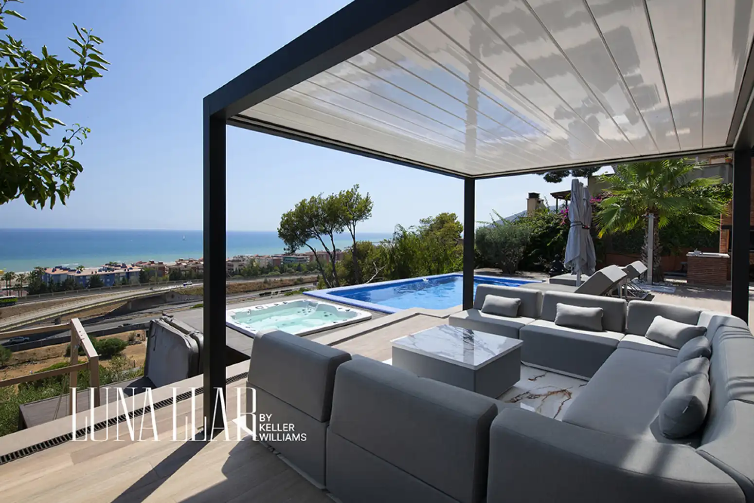 Terrasse von Haus oder Chalet zur Miete in Sitges mit Klimaanlage, Terrasse und Möbliert