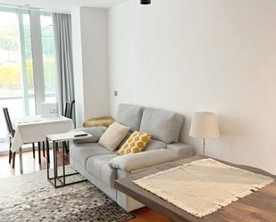 Sala d'estar de Pis de lloguer en Bilbao  amb Aire condicionat, Terrassa i Balcó