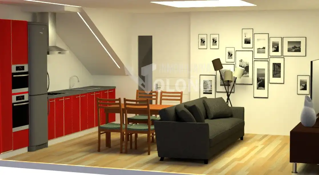 Sala de estar de Casa adosada en venta en Zarratón con Calefacción, Jardín privado y Parquet